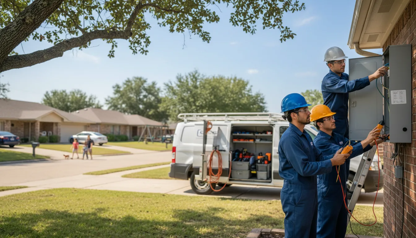 Certified electrician providing emergency electrical services in Muncie, IN